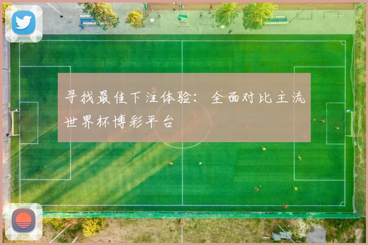 寻找最佳下注体验：全面对比主流世界杯博彩平台